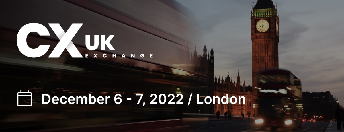 banner of cx uk 2022 event
